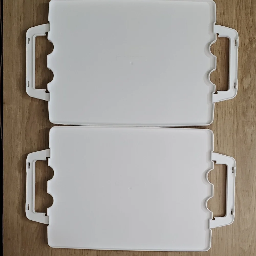 Clear Plastic 2-Tier Snapware Cupcake Cake Dessert Carrier Storage Container